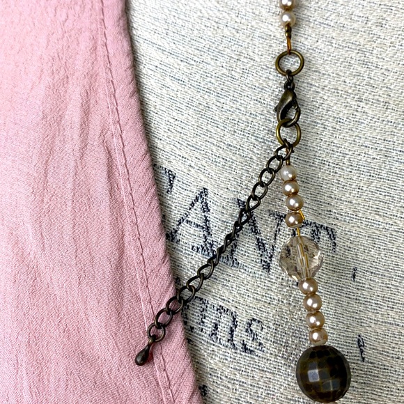 Boho Mixed Chunky Bright Necklace 16" - Picture 4 of 6